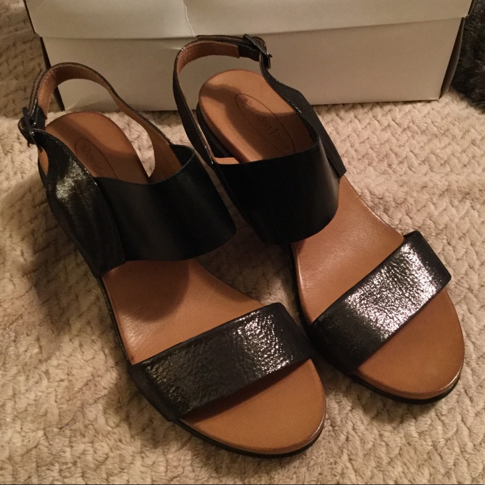 NIB Sheridan Mia Tensil Black Sandal Size 39M - Picture 2 of 12